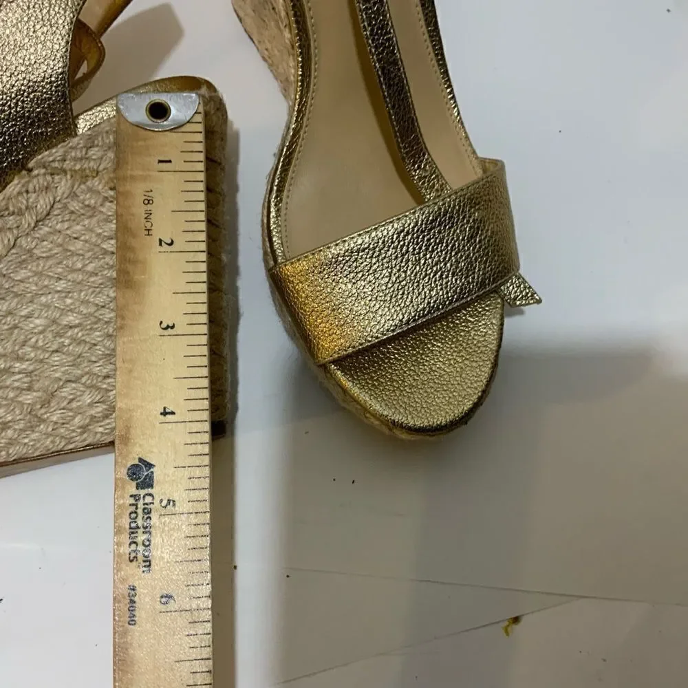 Michael Kors Wedges espadrille Gold 8.5 M